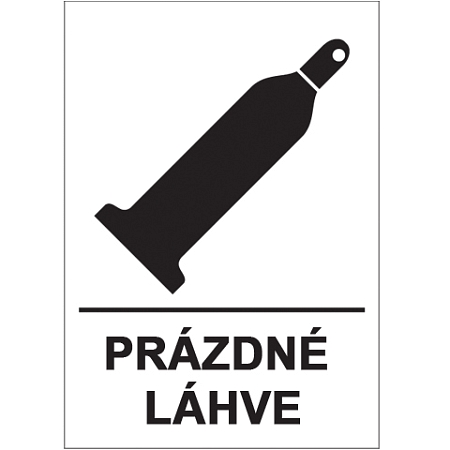 Značka Prázdné láhve